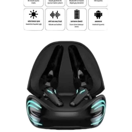 Android ve İOS Uyumlu Bluetooth Kulaklık Gaming Kulaklık Mini