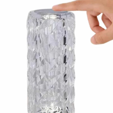 Yeni Nesil Modern Kristal Masa ve Gece Lambası Dokunmatik Renk Değiştirebilen