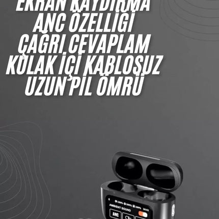 Yeni Nesil Pro Ekranlı Bluetooth Kulaklık 5.0 Bluetooth Yeni Nesil