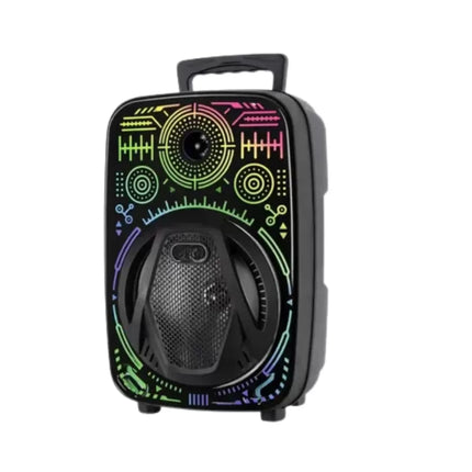 Taşınabilir Bluetooth Speaker Mikrofonlu RGB Işıklı Karaoke Ses Sistemi