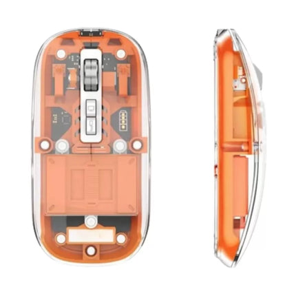 Şeffaf Kablosuz Mouse Bluetooth Bağlantılı Sessiz Tıklama Yeni Nesil
