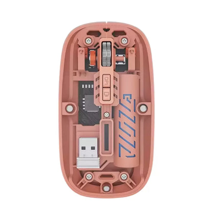 Şeffaf Kablosuz Mouse Bluetooth Bağlantılı Sessiz Tıklama Yeni Nesil