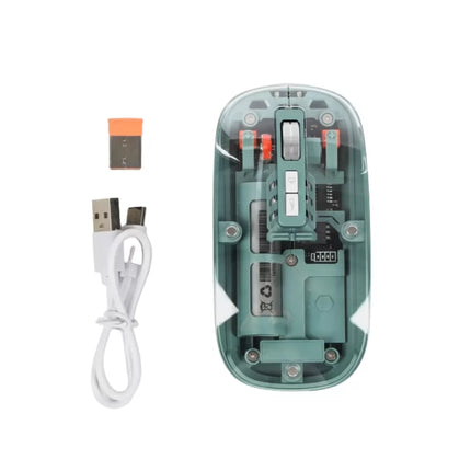 Çift Mod Bağlantılı Kablosuz Mouse Bluetooth ve USB Alıcılı Yeni Nesil
