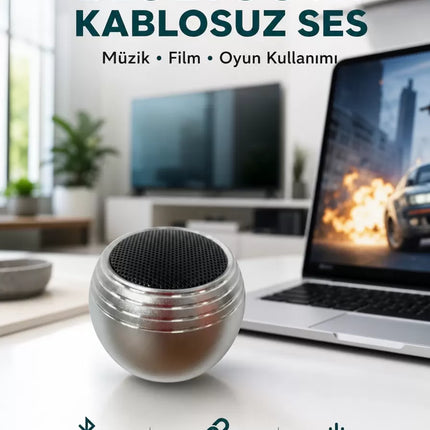 Taşınabilir Bluetooth Hoparlör Yüksek Ses Kaliteli Mini Tasarım Yeni Nesil