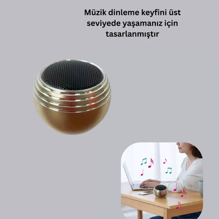 Taşınabilir Bluetooth Hoparlör Yüksek Ses Kaliteli Mini Tasarım Yeni Nesil