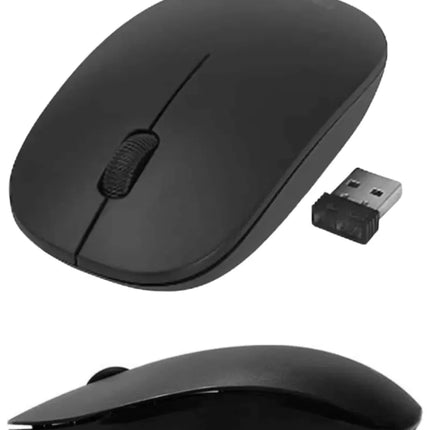 Ergonomik Tasarım Kablosuz Siyah Mouse Hassas Uzun Ömürlü