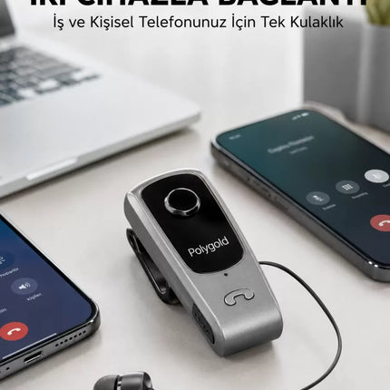 Mikrofonlu ve Ses Kontrollü Kablosuz Kulak İçi Kulaklık