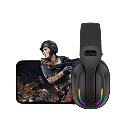 RGB Aydınlatmalı Kablosuz Oyuncu Kulaklığı Konsol ve PC Uyumlu