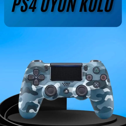 PS4 Joystick Oyun Kolu Titreşimli Uzun Pil Ömrü USB Şarj Kablolu