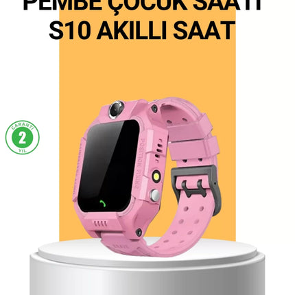 S10 Akıllı Çocuk Saati Anlık Konum ve Sesli Mesaj Destekli