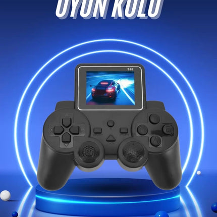 2.4 İnç Ekran 520 Oyunlu Retro Temalı Kablosuz Oyun Kolu El Atarisi