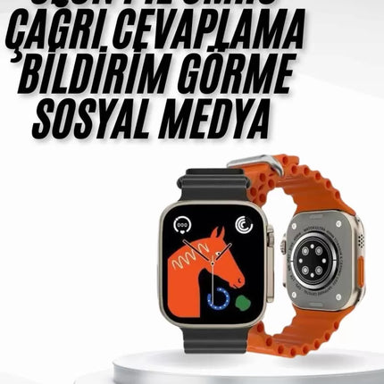 Yeni Nesil Akıllı Saat Müzik Dinleme Bildirim Görme Sesli Asistan Desteği Yeni Nesil
