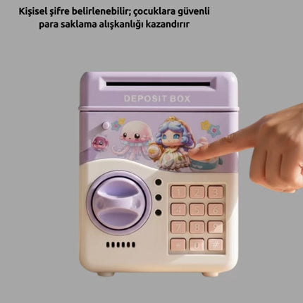 SAM51 MÜZİKLİ IŞIKLI KUMBARA MOR