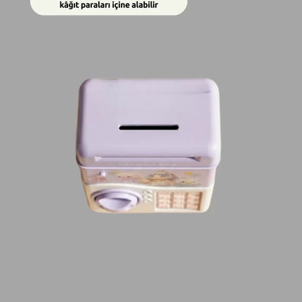 SAM51 MÜZİKLİ IŞIKLI KUMBARA MOR