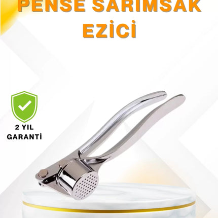 Metal Sarımsak Ezici Ergonomik Tutma ve Güçlü Presleme