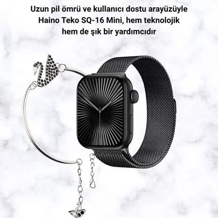 Akıllı Saat SQ-16 Mini Series 10 | Unisex Tasarım, Sağlık ve Spor Takibi