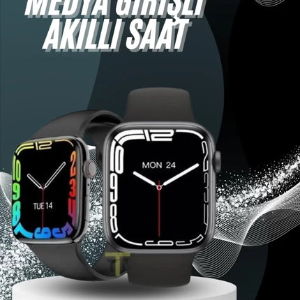 Yeni Model Akıllı Saat Dokunmatik Ekran Unisex Amoled Ekran 44 mm