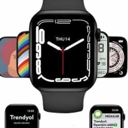Yeni Model Akıllı Saat Dokunmatik Ekran Unisex Amoled Ekran 44 mm