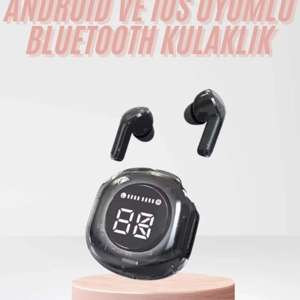 Yeni Nesil Bluetooth Kulaklık Dijital Göstergeli Gaming Dokunmatik 5.3 Kablosuz