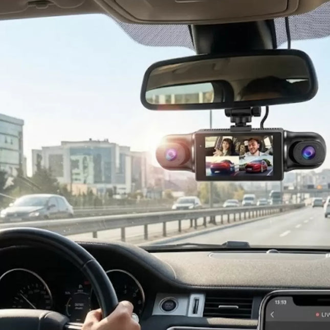 1080P Araç Kamerası Mobil Uygulama Bağlantılı G Sensörlü Güvenlik Sistemi