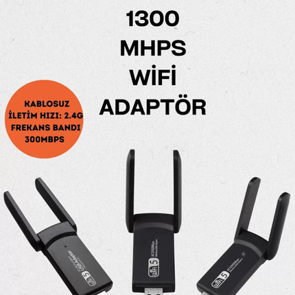 Realtek Chipsetli 5G Destekli Yüksek Hızlı Ağ Adaptörü