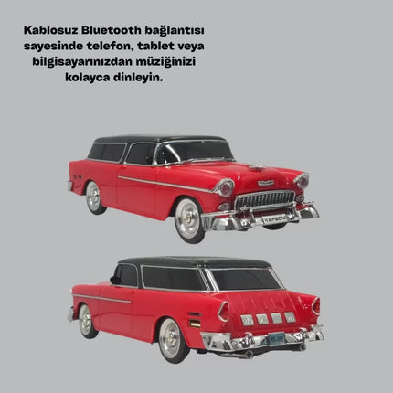 LED Farlı 10W Güçlü Ses Çıkışlı Bluetooth Hoparlör