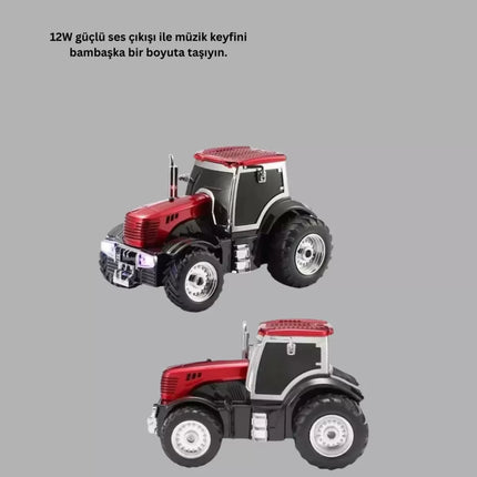 LED Işıklı Kablosuz Bluetooth Hoparlör Güçlü Ses Çıkışı