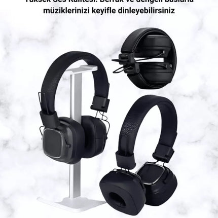 Yüksek Ses Kaliteli Kablosuz Kulak Üstü Kulaklık – BT 5.3
