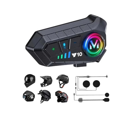 Bluetooth 5.3 Kask İçi Intercom Kulaklık 1000 m Mesafe 1000 mAh