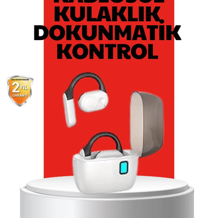 Kablosuz Bluetooth Kulaklık – Otomatik Eşleşme, Tek Tuş Kontrol, Stereo Ses