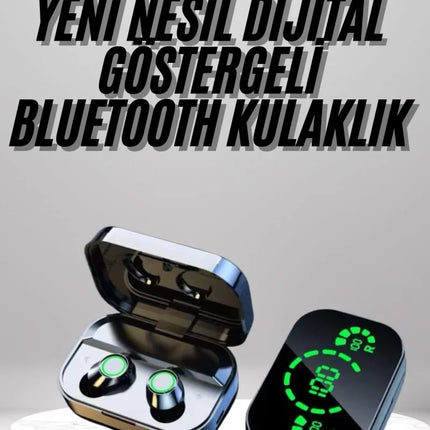 2025 Model Bluetooth Kulaklık Telefon Şarj Edebilen Çağrı Cevaplama Dijital Göstergeli