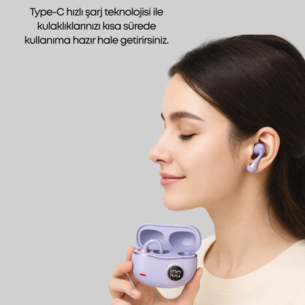 YXG10 Kablosuz Kulaklık – Bluetooth 5.4, Dokunmatik, LED Ekranlı Şarj Kutusu