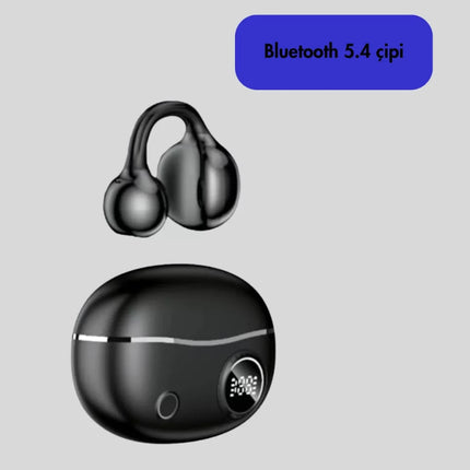 Bluetooth 5.4 Kablosuz Kulaklık – Açık Kulak Güvenli Tasarım ve Hızlı Şarj Özelliği