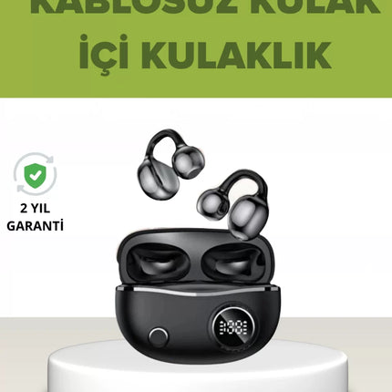 Açık Kulak Tasarımlı Bluetooth 5.4 Kablosuz Kulaklık – Uzun Pil Ömrü