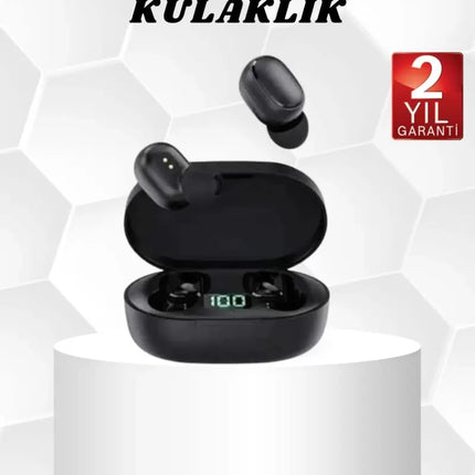 Kablosuz Kulak İçi Bluetooth Kulaklık Stereo Dokunmatik Kontrollü Kulaklık