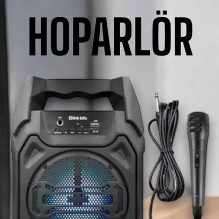 Güçlü ve Şarj Edilebilir Bluetooth Hoparlör 6.5 İnç