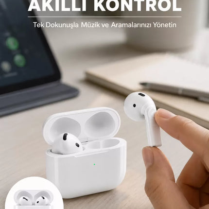 Kaliteli Ucuz İOS ve Android Uyumlu TWS Bluetooth Kulaklık ANC Özelliği Yeni Nesil