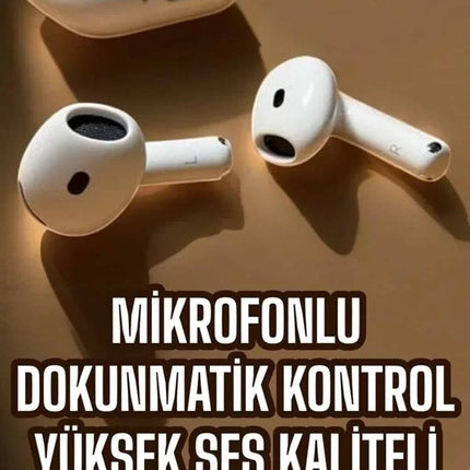 4.Nesil Kaliteli TWS Android ve İOS Uyumlu Mikrofonlu Kulaklık