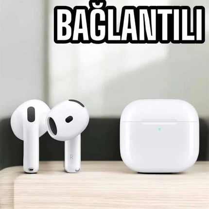 4.Nesil Kaliteli TWS Android ve İOS Uyumlu Mikrofonlu Kulaklık