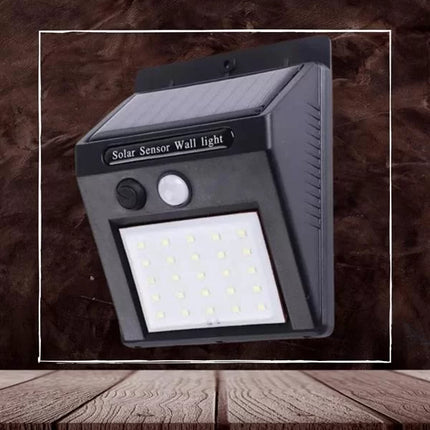 Bahçe Aydınlatma Sensörlü Güneş Enerjili Duvar Lambası 40 Led Işık