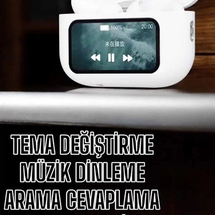 Kablosuz Yeni Nesil Bluetooth Bağlantılı Dokunmatik Ekranlı Kulak İçi Pro