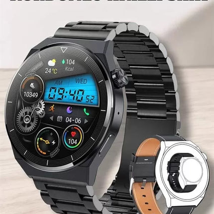 Akıllı Saat Sağlık ve Fitness Takibi Bluetooth Bağlantılı Dokunmatik Ekran