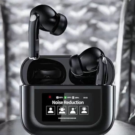 Kablosuz Bluetooth Kulaklık Ekranlı Uzun Şarj Süreli ANC Destekli