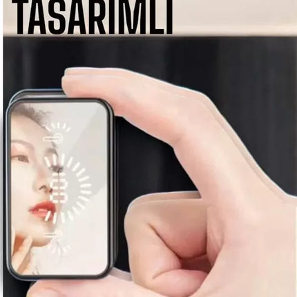 Aynalı Bluetooth Kulaklık Telefon Standlı Dijital Göstergeli