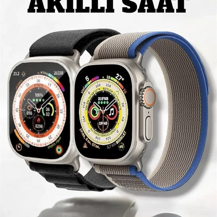 49MM Ekranlı, Kan Basıncı ve Adımsayar Özellikli Bluetooth Akıllı Saat