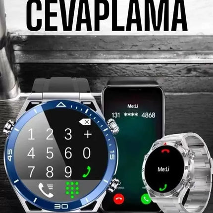 Akıllı Saat 2024 Model Arama Cevaplayan Uyku ve Sağlık Takibi