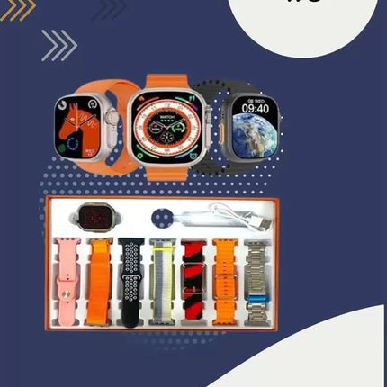 7 Kordonlu Akıllı Saat Ve 2.Nesil Kulaklık Yüksek Ses Kaliteli Uzun Pil Ömrü