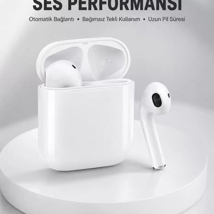 2. Nesil Bluetooth Android ve İOS Uyumlu Kablosuz Kulaklık Çağrı Cevaplama