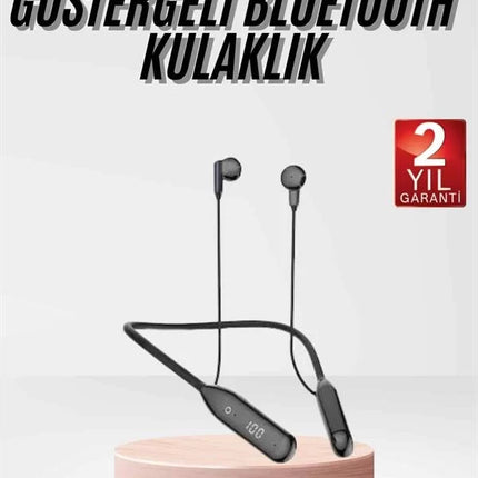 Kablolu Kulak İçi Bluetooth Kulaklık 60 Saat ANC Özellikli Boyun Bantlı