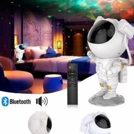 Projeksiyon Astronot Lamba Speaker Sevimli Astronot Bluetooth Hoparlör